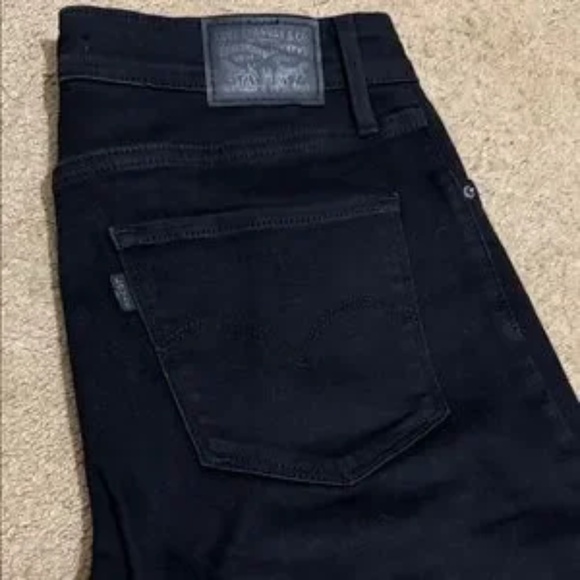 Levi's Women's High Rise Skinny Stretch Black Jeans - Picture 6 of 6